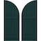 Ekena Millwork Americraft 6-Board (2 Batten) Wood Joined Board-n-Batten Shutters w/ Arch Top, ARW101BQ621X77FGH, PR ARW101BQ621X77FGH - alternate 1